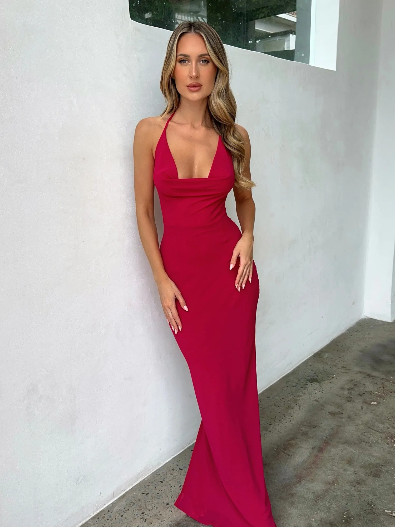 Dali Factory ABELLA MAXI DRESS RED Flash Sale