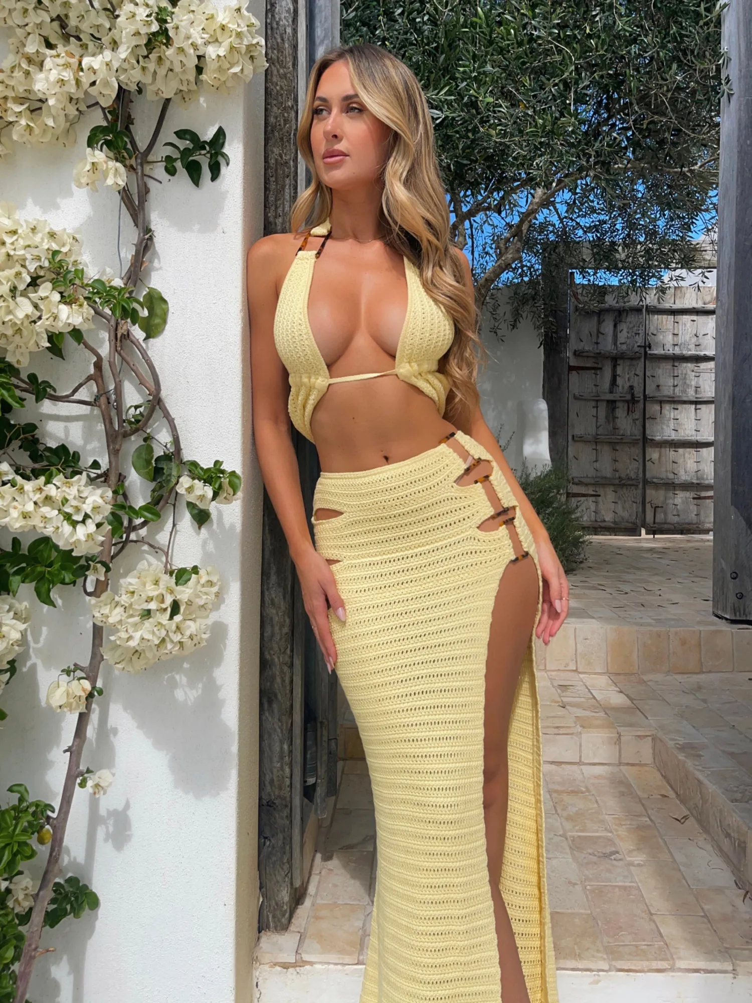 BOSDA CELESTE CROP TOP LEMON Hot