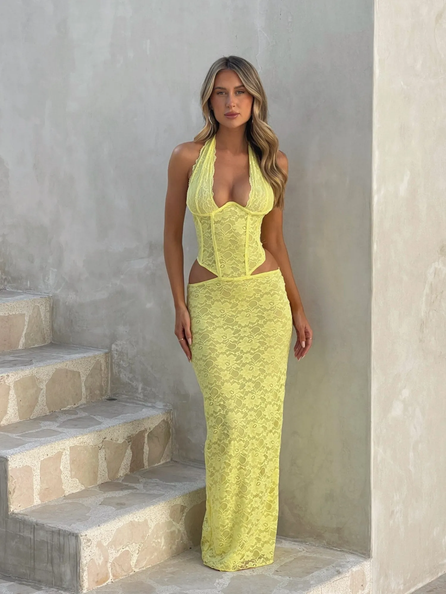 Dali Factory VIDA MAXI DRESS YELLOW Best